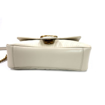Gucci Marmont Media Pelle Bianca