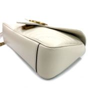 Gucci Marmont Media Pelle Bianca