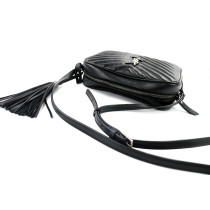 Saint Laurent Lou Camera Bag Black Leather