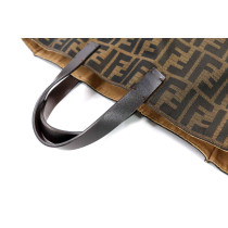 Fendi Shopping Tote Bag Zucca Brown