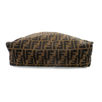 Fendi Sac Cabas Shopping Zucca Marron