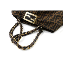 Fendi Mia Bag Zucca Brown
