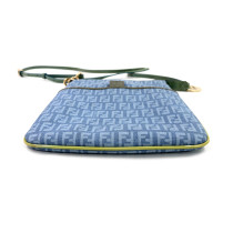 Fendi Blue Zucca Shoulder Bag