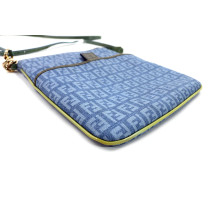 Fendi Blaues Zucca-Schultergurt