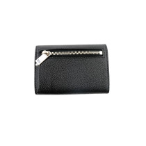 Saint Laurent Black Leather Keychain