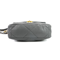 Chanel 19 Grey Leather