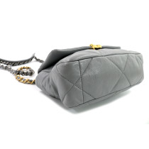Chanel 19 Grey Leather