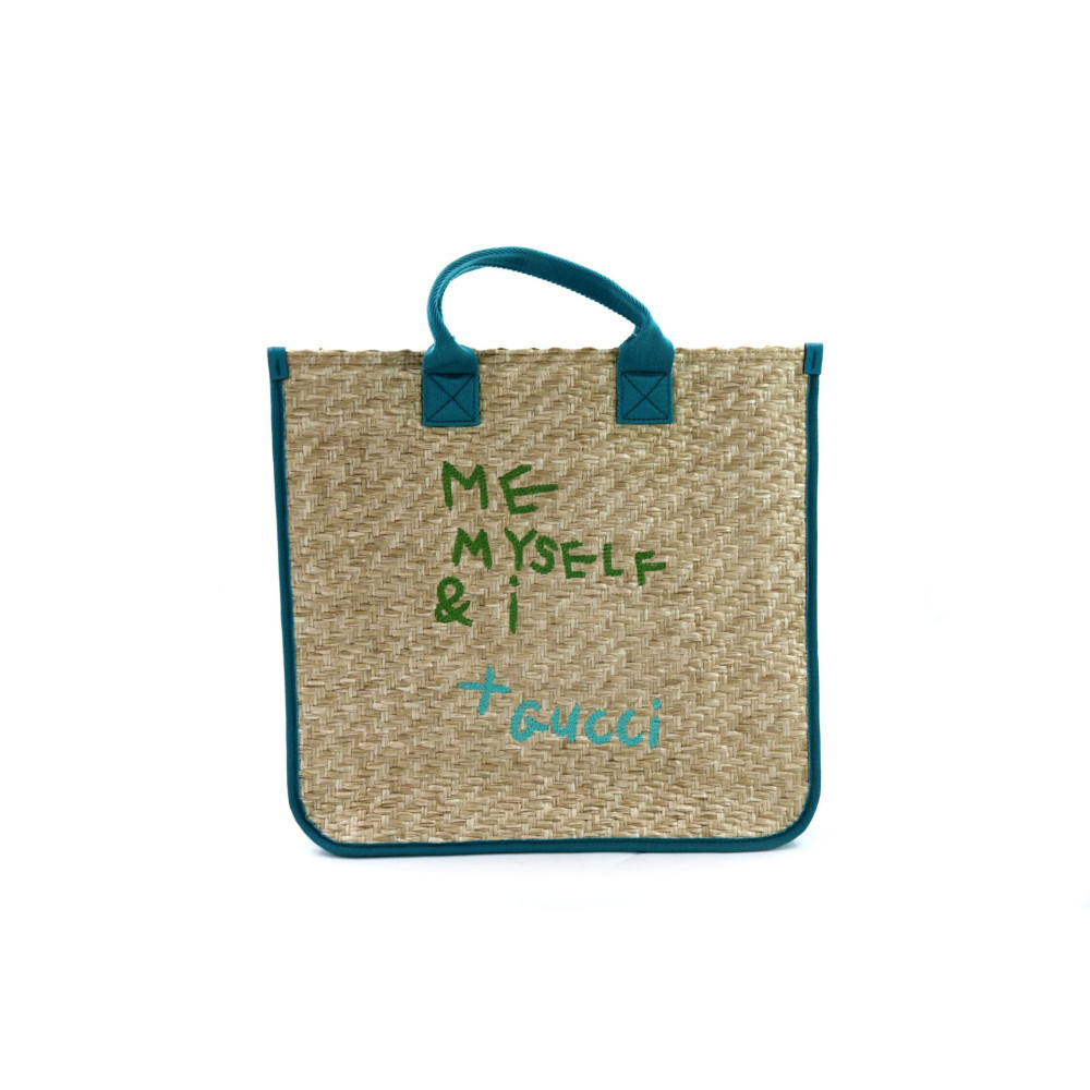 Gucci Strohtasche Shopper