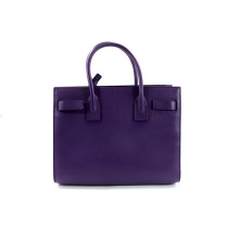 Saint Laurent Sac de Jour Purple Leather