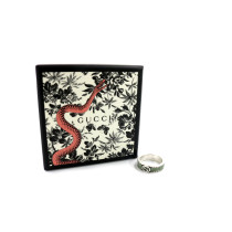 Gucci Ring Silber und Grün