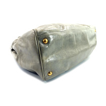 Prada Shopper en Cuir Menthe