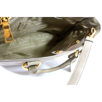 Prada Mint Leather Shopper