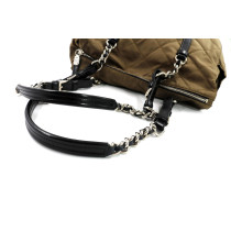 Prada Shopper Toile Vela Verte