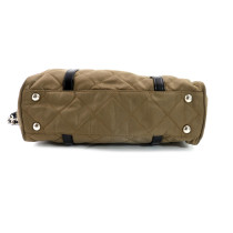 Prada Shopper Toile Vela Verte