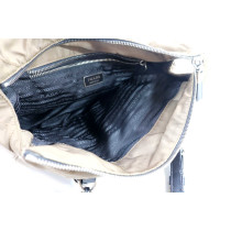 Prada Shopper Toile Vela Verte