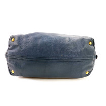 Miu Miu Shopper Cuir Bleu