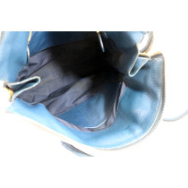 Miu Miu Shopper Leder Blau