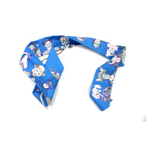 Hermes Bandeau Seta Azzurro