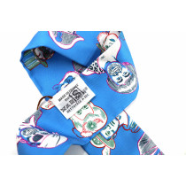 Hermes Seidenbandeau Blau