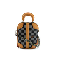 Louis Vuitton Valisette Blau und Braun