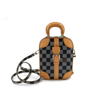 Louis Vuitton Valisette Blau und Braun