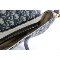 Dior Saddle Blau