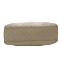 Gucci Guccissima Ivory Leather Shopping Bag