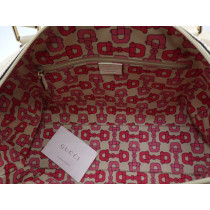 Gucci Guccissima Ivory Leather Shopping Bag