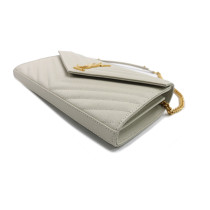 Saint Laurent Cassandre Ivory Leather