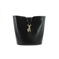 Gucci Jackie Buket Schwarzes Leder