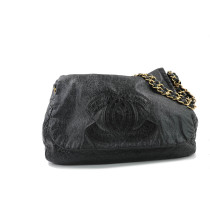 Chanel Shopping Vernis Schwarz