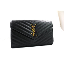 Saint Laurent Cassandre Pelle Nera
