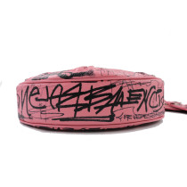 Balenciaga Le Cagole Graffiti Pelle di Vitello Rosa