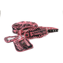 Balenciaga Le Cagole Graffiti Pelle di Vitello Rosa