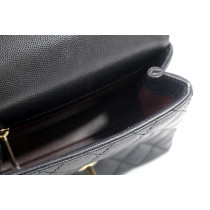 Chanel Top Handle Mini Flap Pelle Nera