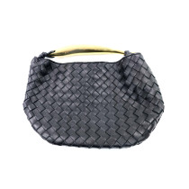 Bottega Veneta Sardine Schwarzes Leder