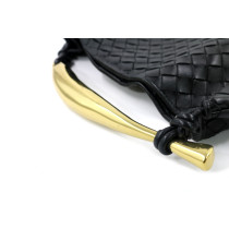 Bottega Veneta Sardine Black Leather