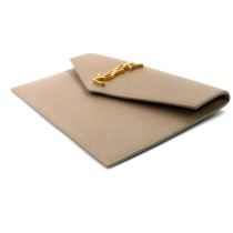 Saint Laurent Uptown Taupe Leather