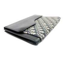 Dior Saddle Pochette Oblique Canvas Blau