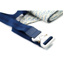 Dior Saddle Handbag Tessuto Bianco e Blu