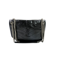 Saint Laurent Niki Schwarzes Leder