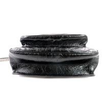 Saint Laurent Niki Schwarzes Leder
