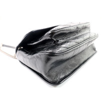 Saint Laurent Niki Schwarzes Leder