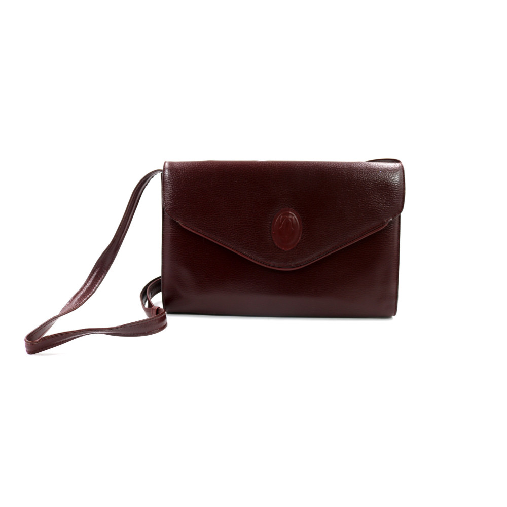 Cartier Tracolla Must De Cartier Pelle Bordeaux