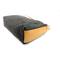 Fendi Tracolla Tela Marrone e Nera