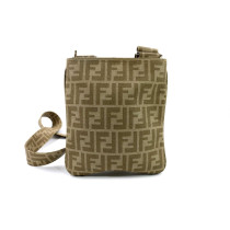 Fendi Tracolla Tela Beige