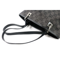 Gucci Secchiello Tela Nera e Grigia