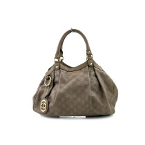 Gucci Sukey Taupe Leather