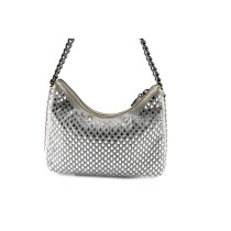 Stella McCartney Falabella Mini Crystal Argento