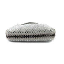 Stella McCartney Falabella Mini Crystal Silver